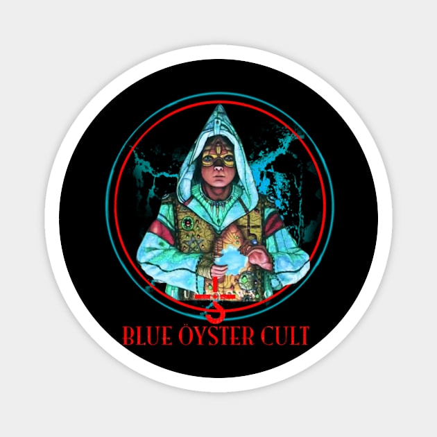 Blue Oyster Cult Fire of Unknown Origin Magnet by perdewtwanaus